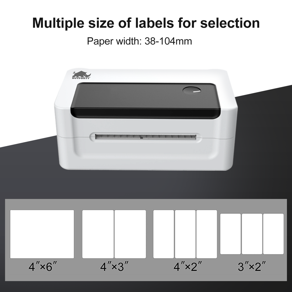 Wireless Bluetooth Thermal Label Printer - Delivery free for the UK